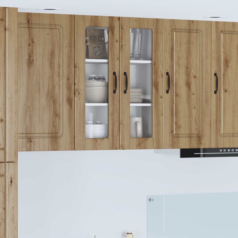 vidaXL Ραφιέρα τοίχου PORTO Artisan Oak 60 x 31 x 80 εκ.