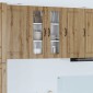 vidaXL Ραφιέρα τοίχου PORTO Artisan Oak 60 x 31 x 80 εκ.