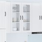 vidaXL Ραφιέρα τοίχου PORTO Λευκό 40 x 31 x 100 εκ. Επεξεργασμένο Ξύλο