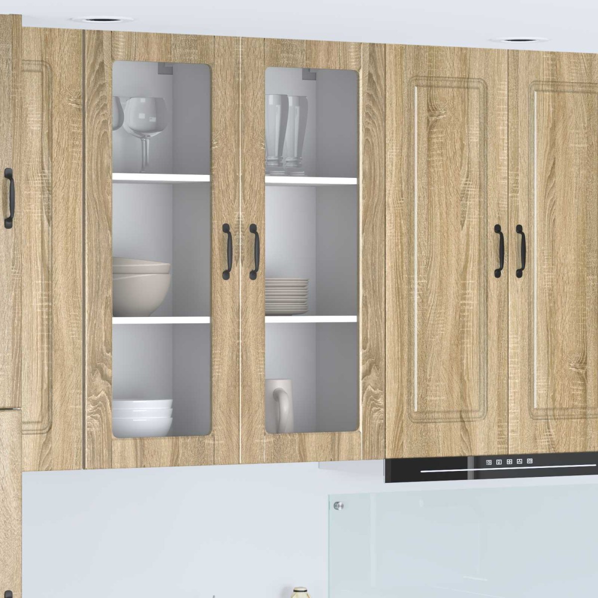 vidaXL Ραφιέρα τοίχου PORTO Δρύς Sonoma 40 x 31 x 100 εκ.