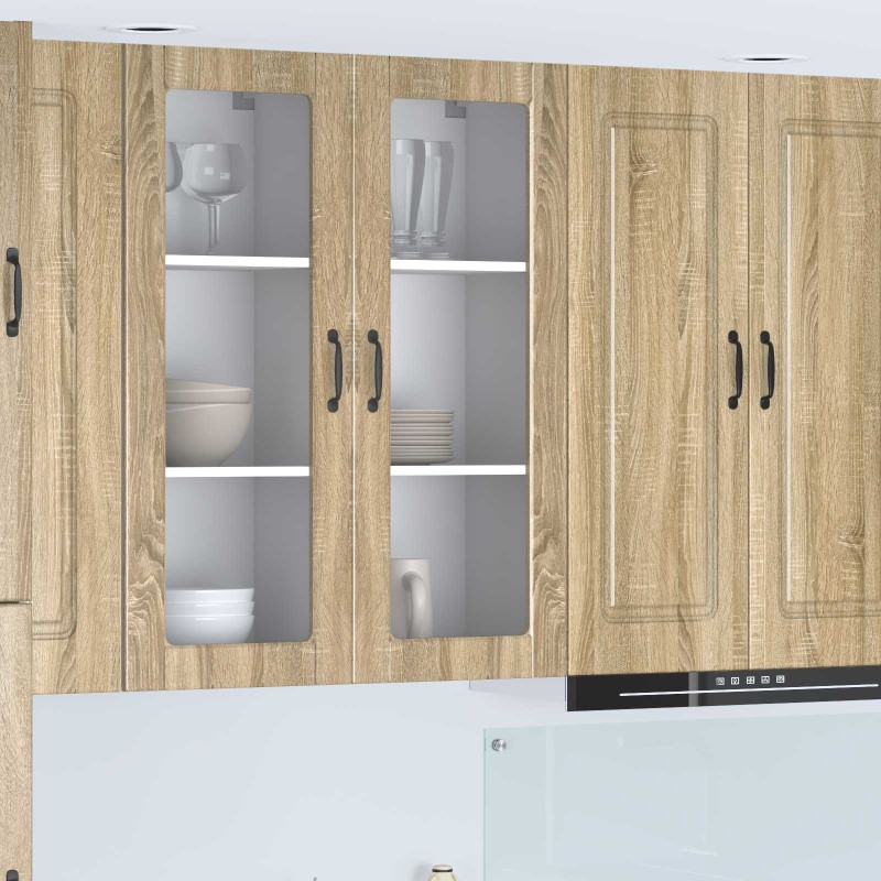 vidaXL Ραφιέρα τοίχου PORTO Δρύς Sonoma 40 x 31 x 100 εκ.
