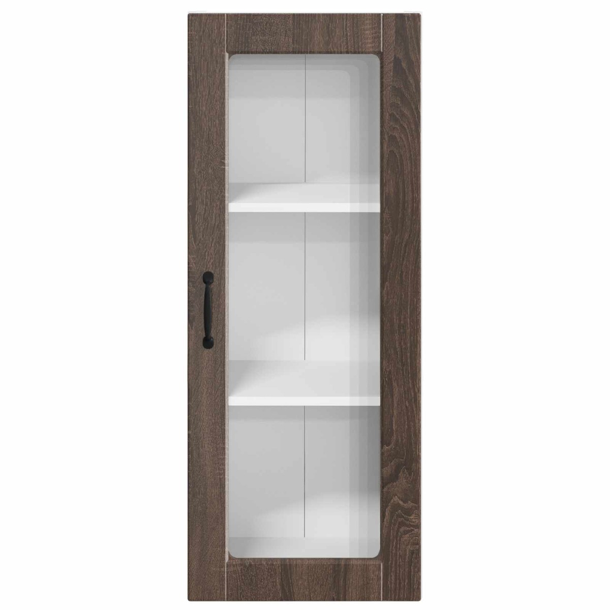 vidaXL Ραφιέρα τοίχου PORTO Καφέ δρυς 40 x 31 x 100 εκ.