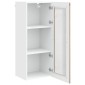 vidaXL Ραφιέρα τοίχου PORTO Artisan Oak 40 x 31 x 100 εκ.