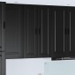 vidaXL Ντουλάπα Τοίχου PORTO Μαύρο 30 x 31 x 100 εκ.