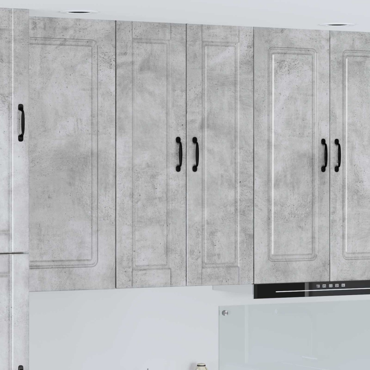 vidaXL Ντουλάπα Τοίχου PORTO Σκυρόδεμα Γκρι 30 x 31 x 100 εκ.