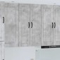 vidaXL Ντουλάπα Τοίχου PORTO Σκυρόδεμα Γκρι 30 x 31 x 100 εκ.