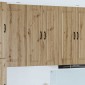 vidaXL Ντουλάπα Τοίχου PORTO Artisan Oak 30 x 31 x 100 εκ.