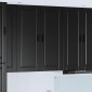 vidaXL Ντουλάπα Τοίχου PORTO Μαύρο 40 x 31 x 100 εκ.