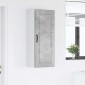 vidaXL Ντουλάπα Τοίχου PORTO Σκυρόδεμα Γκρι 40 x 31 x 100 εκ.