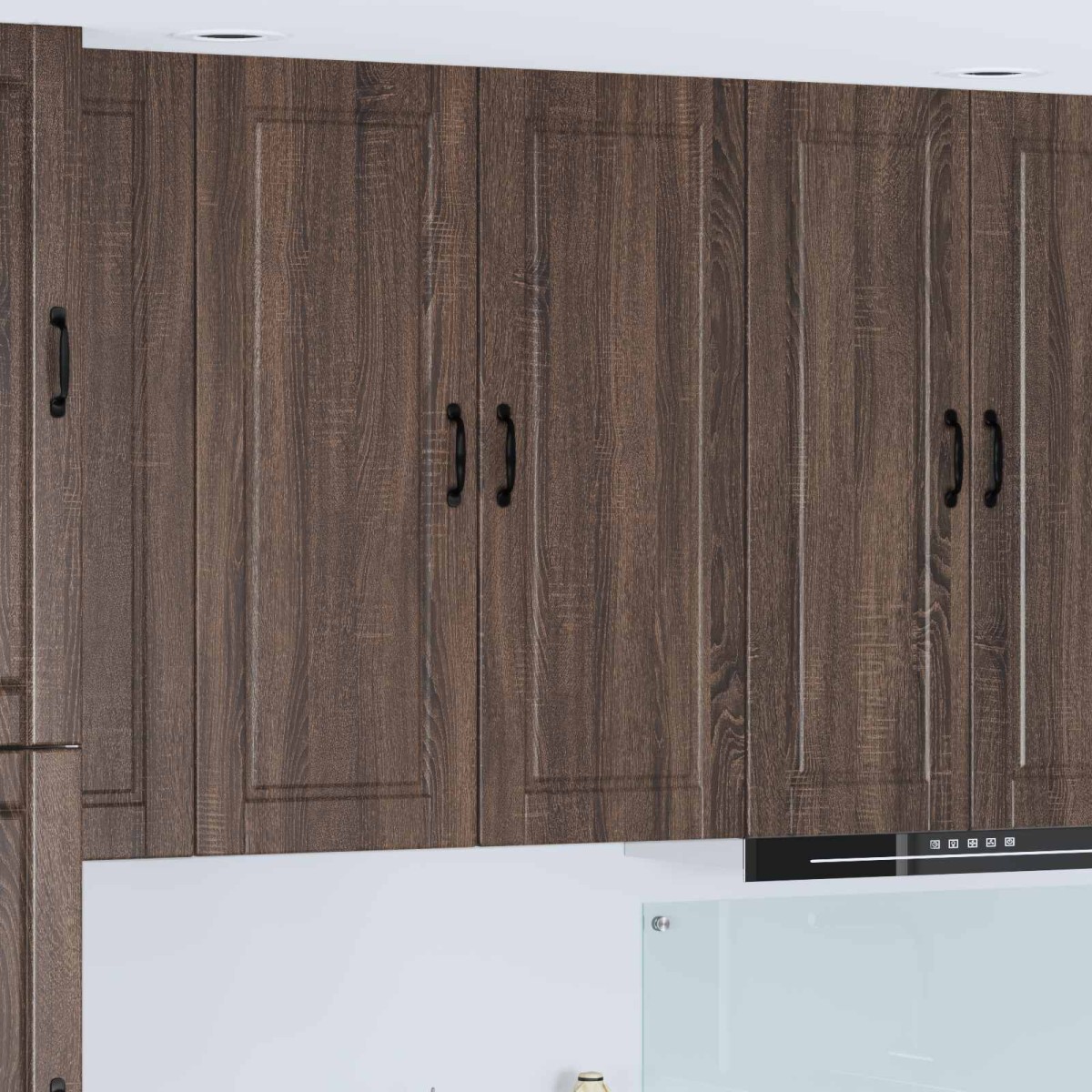 vidaXL Ντουλάπα Τοίχου PORTO Καφέ δρυς 40 x 31 x 100 εκ.