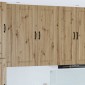 vidaXL Ντουλάπα Τοίχου PORTO Artisan Oak 40 x 31 x 100 εκ.