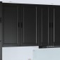 vidaXL Ντουλάπα Τοίχου PORTO Μαύρο 50 x 31 x 100 εκ.