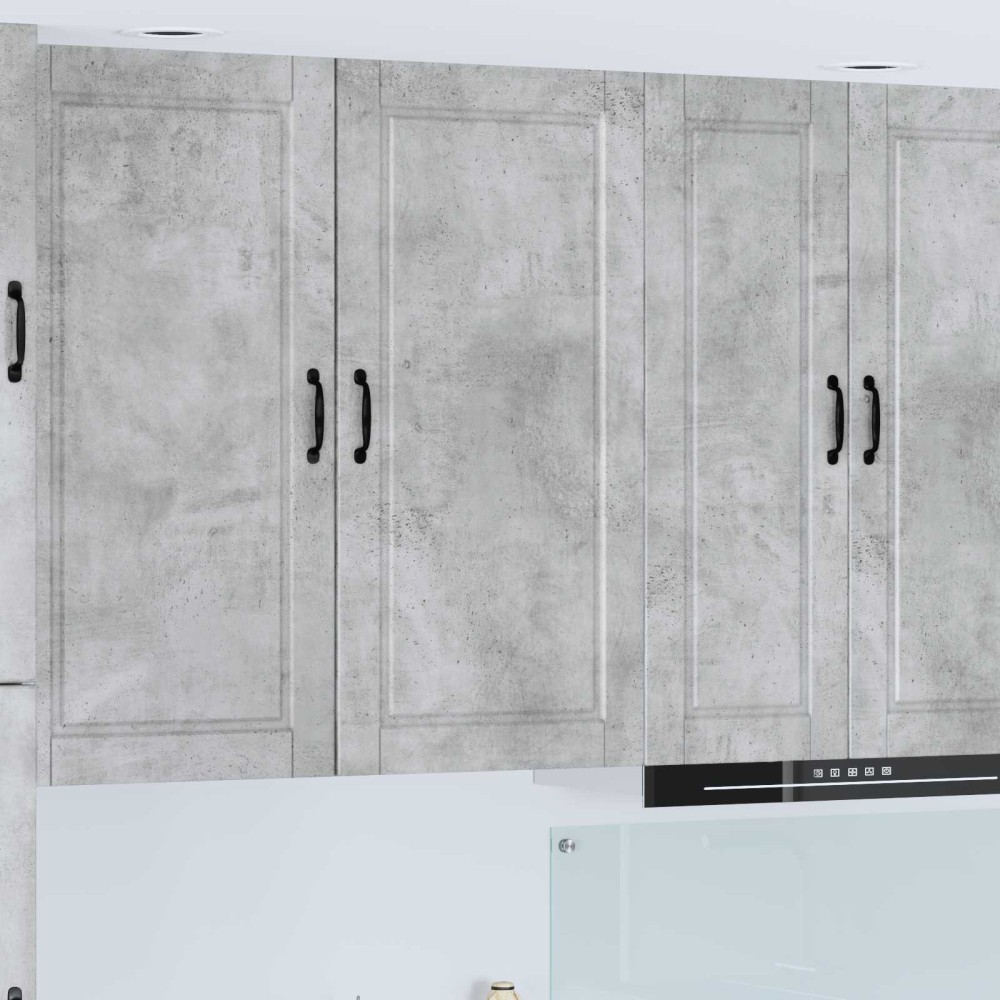 vidaXL Ντουλάπα Τοίχου PORTO Σκυρόδεμα Γκρι 50 x 31 x 100 εκ.