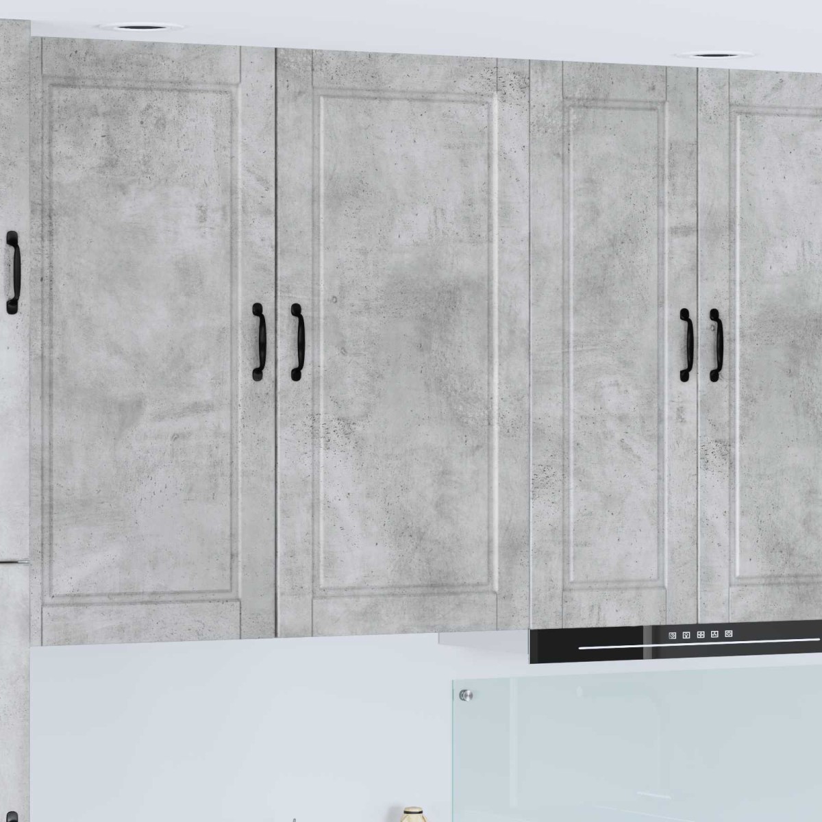 vidaXL Ντουλάπα Τοίχου PORTO Σκυρόδεμα Γκρι 50 x 31 x 100 εκ.