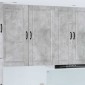 vidaXL Ντουλάπα Τοίχου PORTO Σκυρόδεμα Γκρι 50 x 31 x 100 εκ.