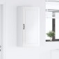 vidaXL Ντουλάπα Τοίχου PORTO Υψηλής γυαλάδας λευκό 50 x 31 x 100 εκ.