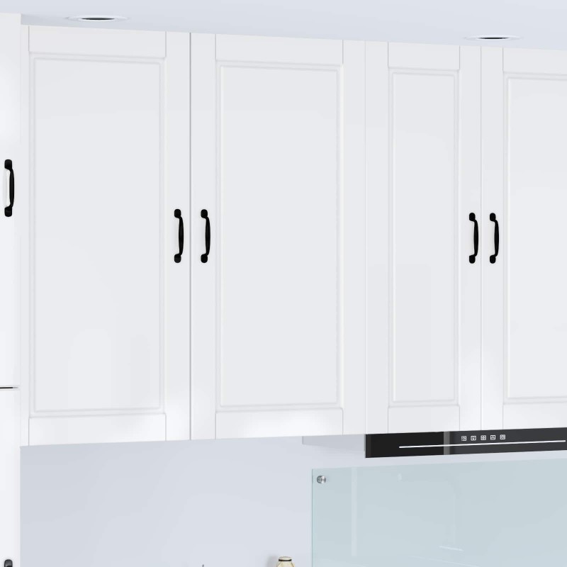 vidaXL Ντουλάπα Τοίχου PORTO Υψηλής γυαλάδας λευκό 50 x 31 x 100 εκ.