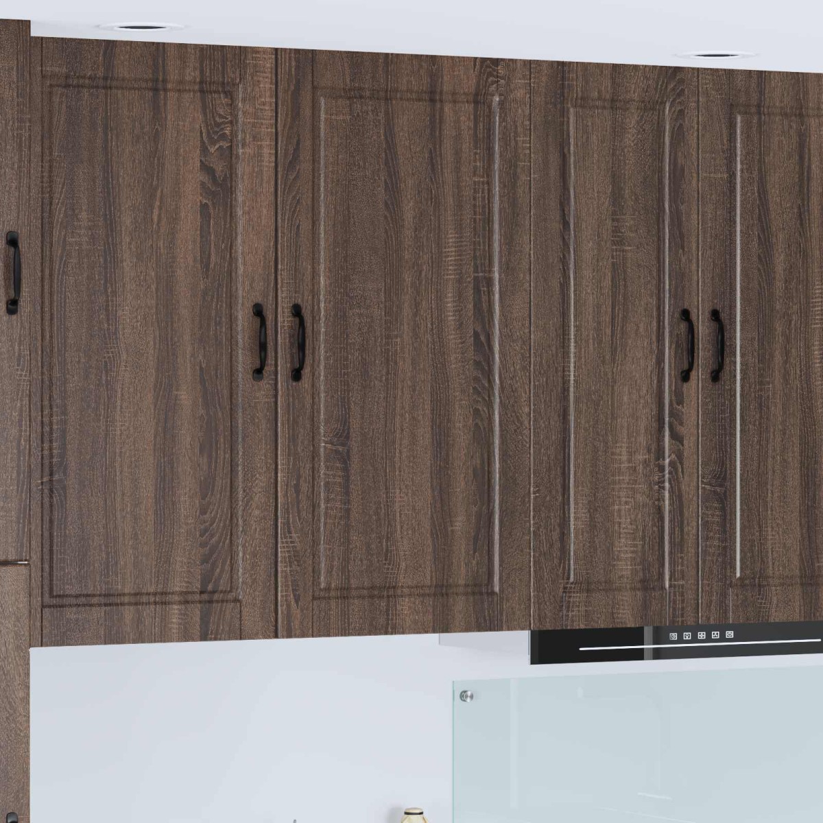vidaXL Ντουλάπα Τοίχου PORTO Καφέ δρυς 50 x 31 x 100 εκ.