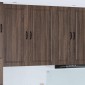 vidaXL Ντουλάπα Τοίχου PORTO Καφέ δρυς 50 x 31 x 100 εκ.