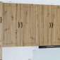 vidaXL Ντουλάπα Τοίχου PORTO Artisan Oak 50 x 31 x 100 εκ.