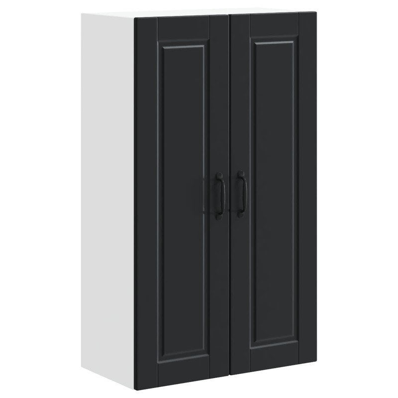 vidaXL Ντουλάπα Τοίχου PORTO Μαύρο 60 x 31 x 100 εκ.