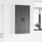vidaXL Ντουλάπα Τοίχου PORTO Μαύρο 60 x 31 x 100 εκ.