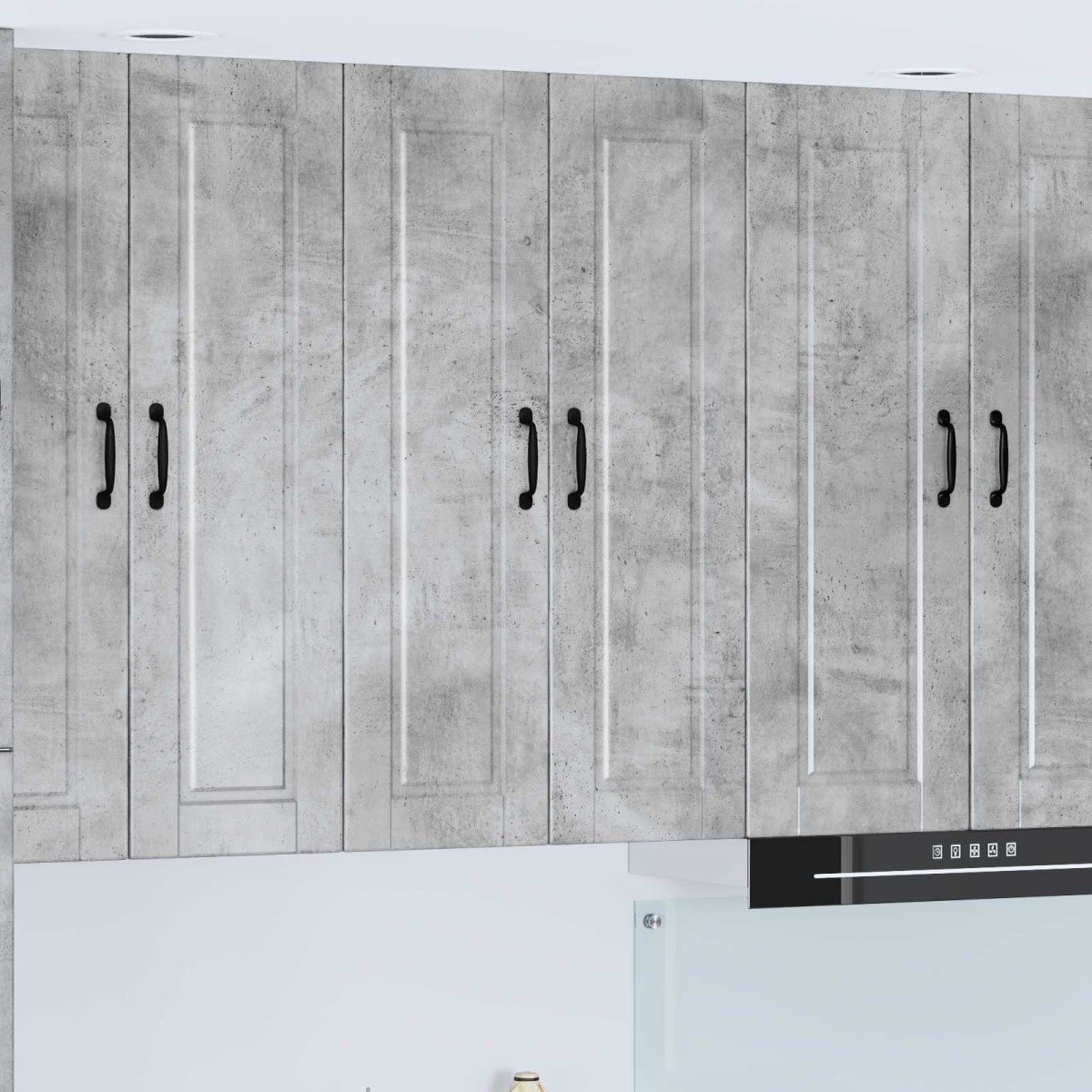 vidaXL Ντουλάπα Τοίχου PORTO Σκυρόδεμα Γκρι 60 x 31 x 100 εκ.
