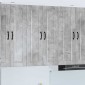 vidaXL Ντουλάπα Τοίχου PORTO Σκυρόδεμα Γκρι 60 x 31 x 100 εκ.