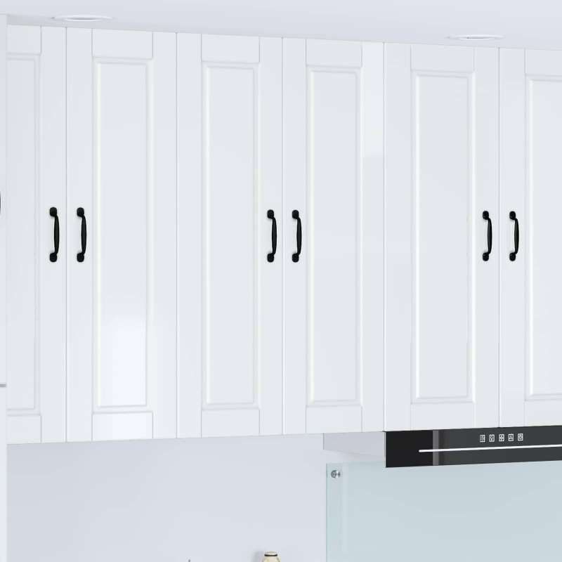 vidaXL Ντουλάπα Τοίχου PORTO Υψηλής γυαλάδας λευκό 60 x 31 x 100 εκ.