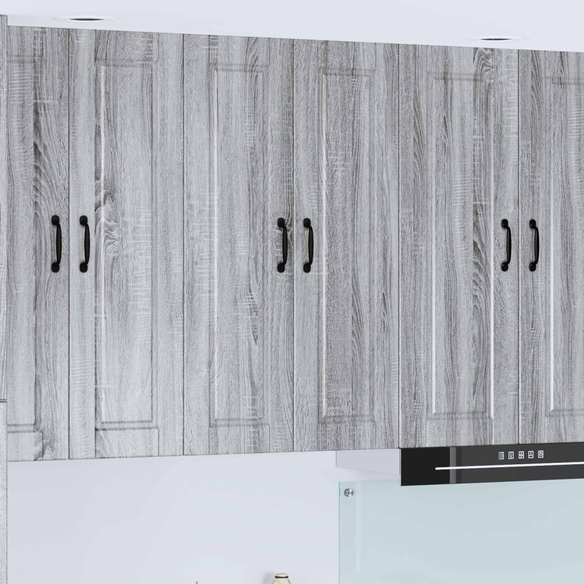 vidaXL Ντουλάπα Τοίχου PORTO Γκρίζο Σονομα 60 x 31 x 100 εκ.