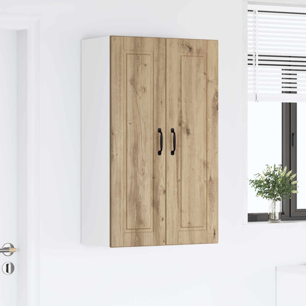vidaXL Ντουλάπα Τοίχου PORTO Artisan Oak 60 x 31 x 100 εκ.