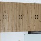 vidaXL Ντουλάπα Τοίχου PORTO Artisan Oak 60 x 31 x 100 εκ.