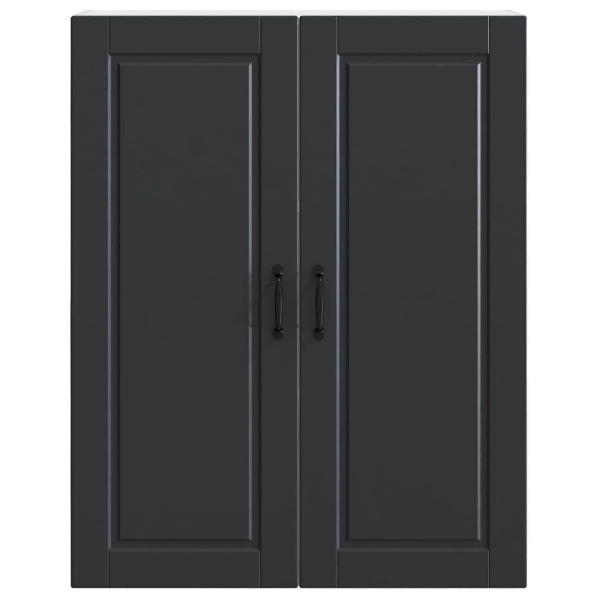 vidaXL Ντουλάπα Τοίχου PORTO Μαύρο 80 x 31 x 100 εκ.