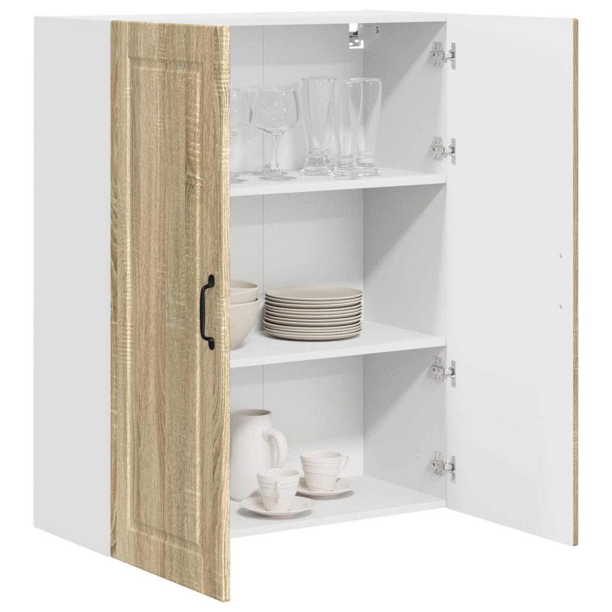 vidaXL Ντουλάπα Τοίχου PORTO Δρύς Sonoma 80 x 31 x 100 εκ.