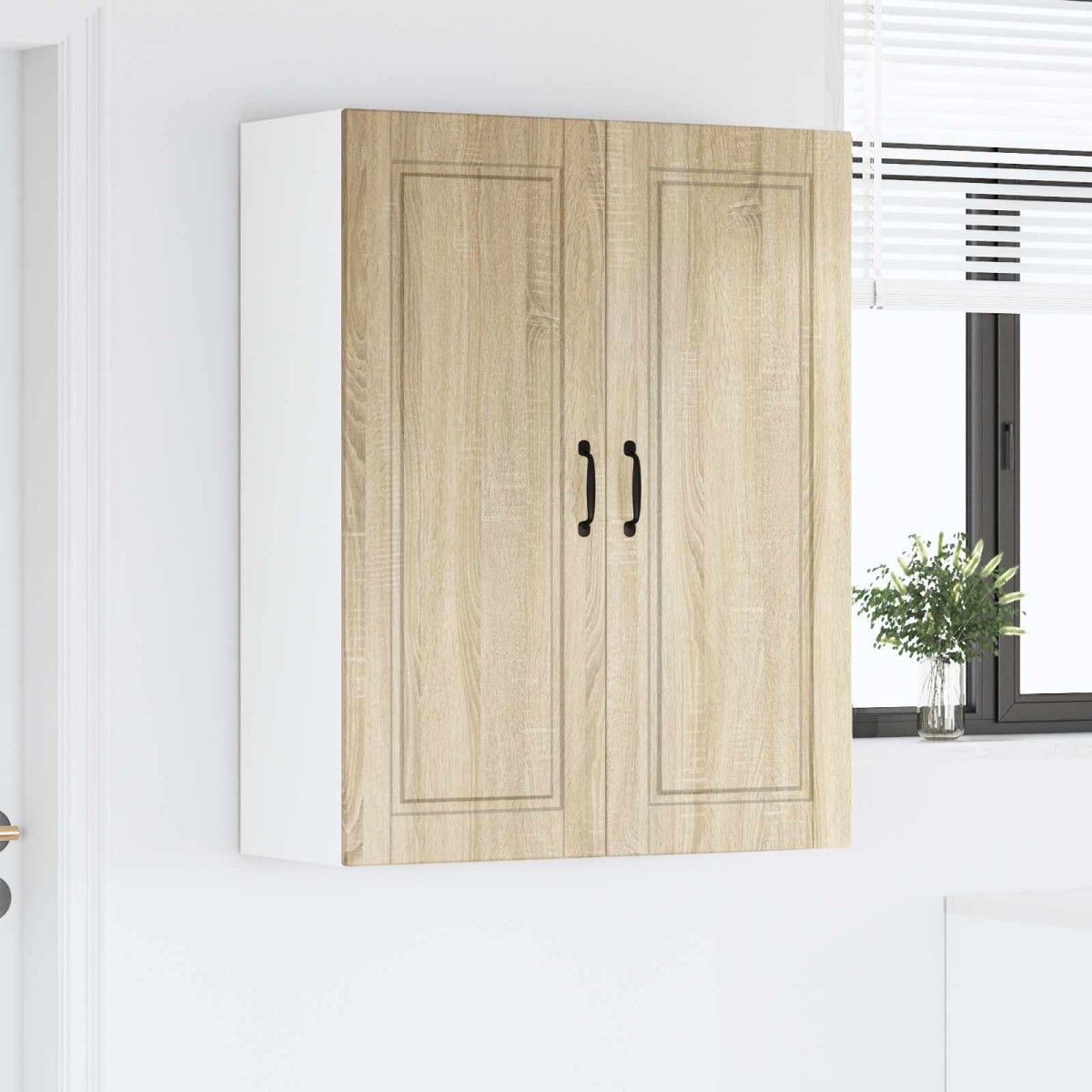 vidaXL Ντουλάπα Τοίχου PORTO Δρύς Sonoma 80 x 31 x 100 εκ.