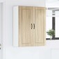 vidaXL Ντουλάπα Τοίχου PORTO Δρύς Sonoma 80 x 31 x 100 εκ.