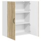vidaXL Ντουλάπα Τοίχου PORTO Δρύς Sonoma 80 x 31 x 100 εκ.