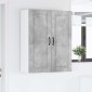 vidaXL Ντουλάπα Τοίχου PORTO Σκυρόδεμα Γκρι 80 x 31 x 100 εκ.