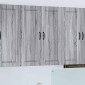 vidaXL Ντουλάπα Τοίχου PORTO Γκρίζο Σονομα 80 x 31 x 100 εκ.
