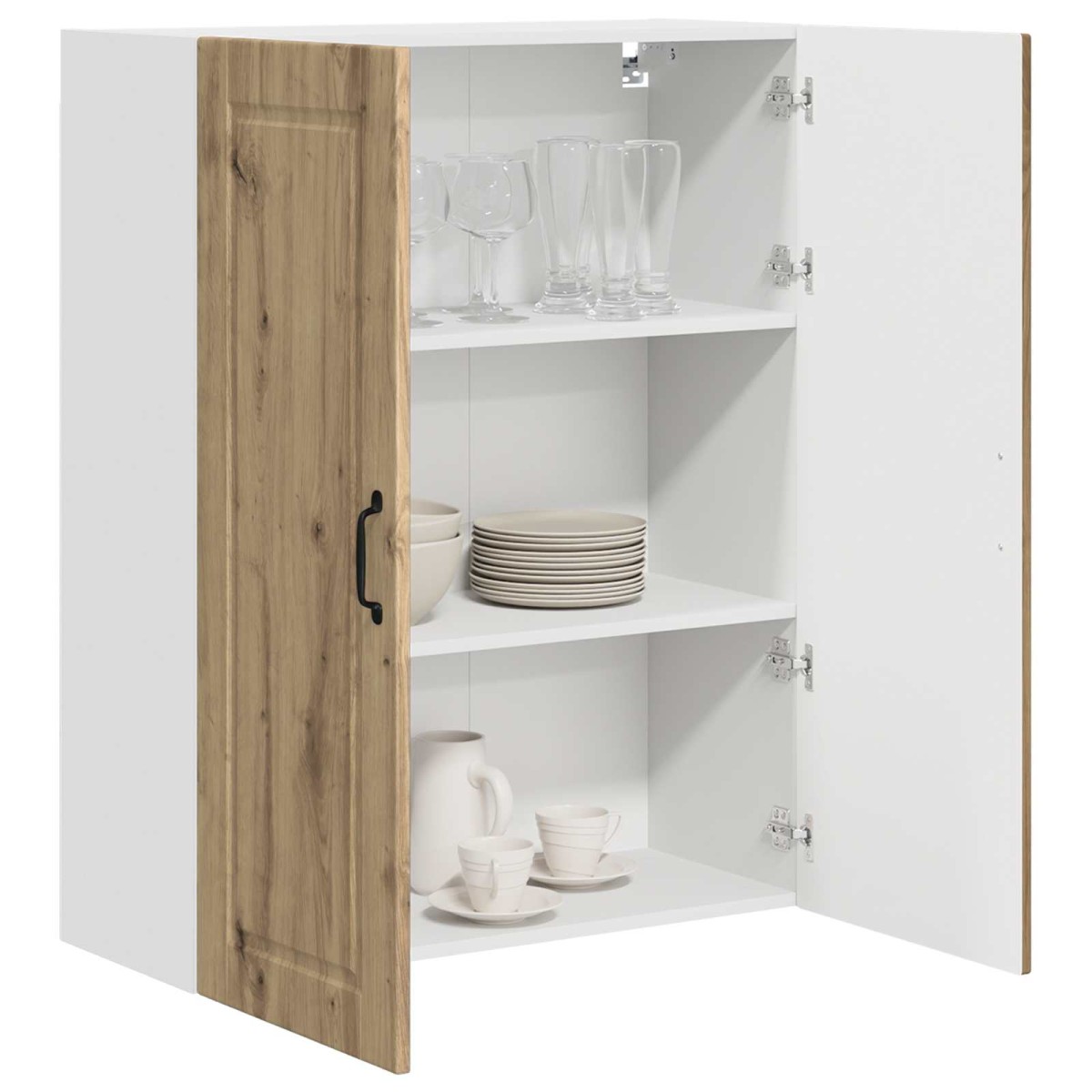 vidaXL Ντουλάπα Τοίχου PORTO Artisan Oak 80 x 31 x 100 εκ.