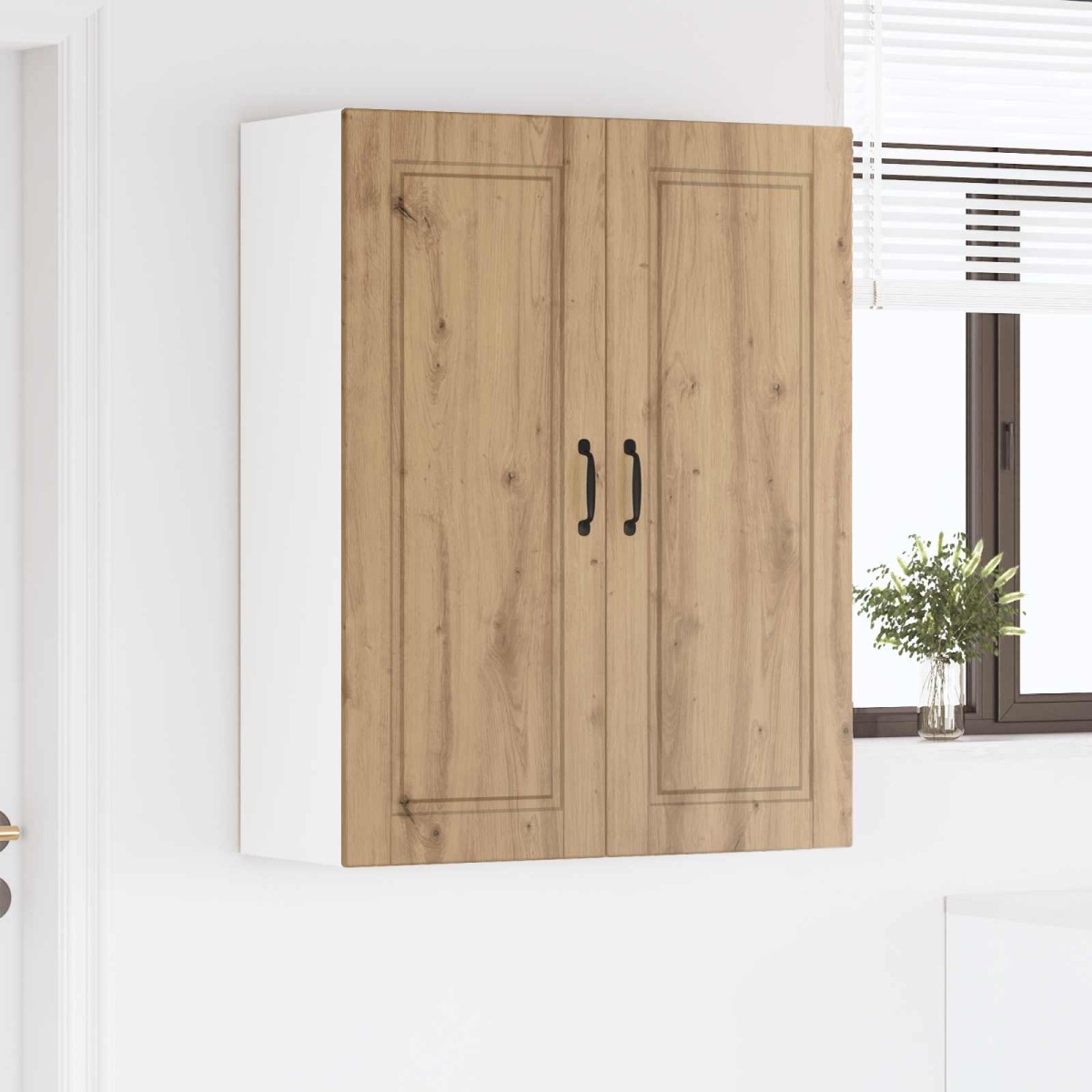 vidaXL Ντουλάπα Τοίχου PORTO Artisan Oak 80 x 31 x 100 εκ.