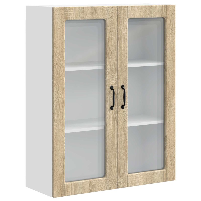 vidaXL Ραφιέρα τοίχου PORTO Δρύς Sonoma 80 x 31 x 100 εκ.