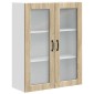 vidaXL Ραφιέρα τοίχου PORTO Δρύς Sonoma 80 x 31 x 100 εκ.