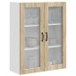 vidaXL Ραφιέρα τοίχου PORTO Δρύς Sonoma 80 x 31 x 100 εκ.
