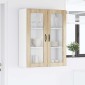 vidaXL Ραφιέρα τοίχου PORTO Δρύς Sonoma 80 x 31 x 100 εκ.