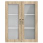 vidaXL Ραφιέρα τοίχου PORTO Δρύς Sonoma 80 x 31 x 100 εκ.