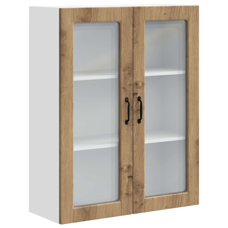 vidaXL Ραφιέρα τοίχου PORTO Artisan Oak 80 x 31 x 100 εκ.