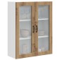 vidaXL Ραφιέρα τοίχου PORTO Artisan Oak 80 x 31 x 100 εκ.