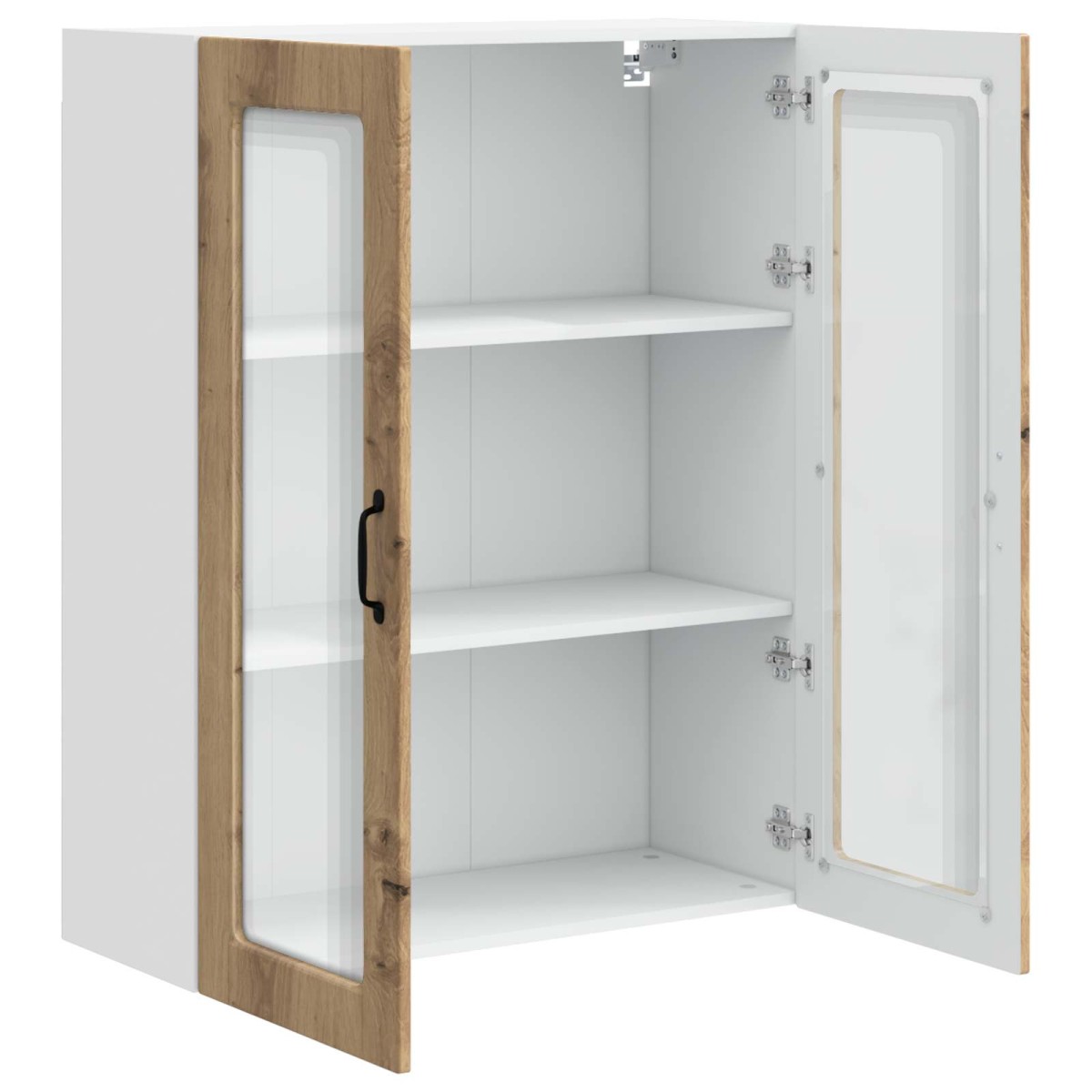 vidaXL Ραφιέρα τοίχου PORTO Artisan Oak 80 x 31 x 100 εκ.