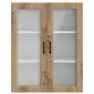 vidaXL Ραφιέρα τοίχου PORTO Artisan Oak 80 x 31 x 100 εκ.